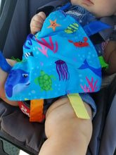 Load image into Gallery viewer, Baby Jack and Company - Learning Lovey Ocean 14&quot; x 18&quot;