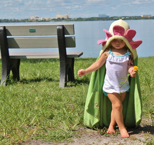 Yikes Twins - Flower Hooded Towels