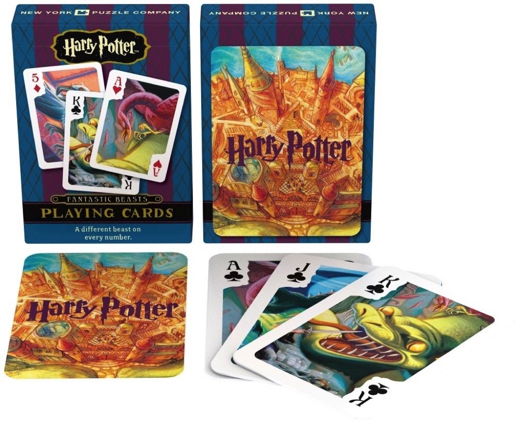 New York Puzzle Company - Harry Potter Beasts Playing Cards