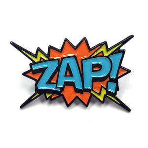 Kolorspun Pins - "ZAP!" Pop Art Enamel Pin