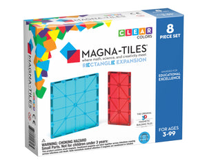 Magna-Tiles Rectangles 8-Piece Expansion Set