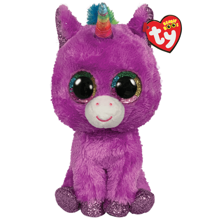 Rosette the Purple Unicorn Plush Medium