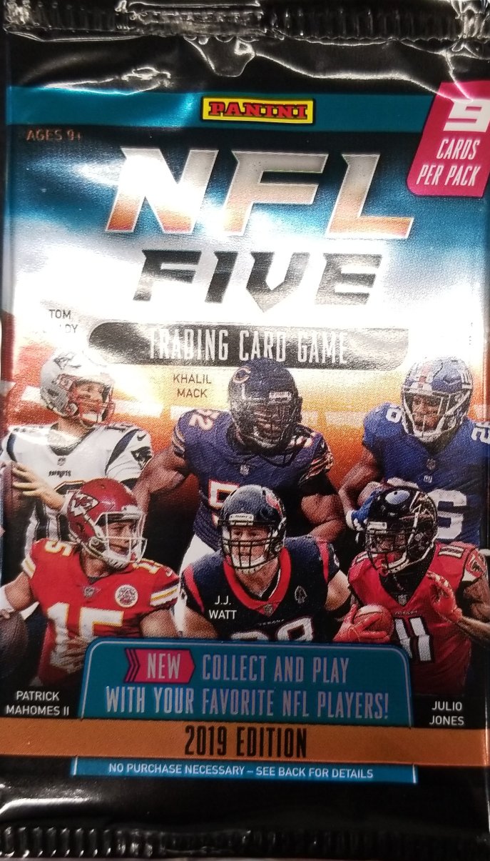 2019 Panini NFL Five Booster Display Box Pack