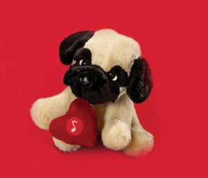 8" Panting Pups Plush- Pug