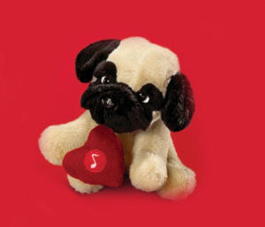 8" Panting Pups Plush- Pug