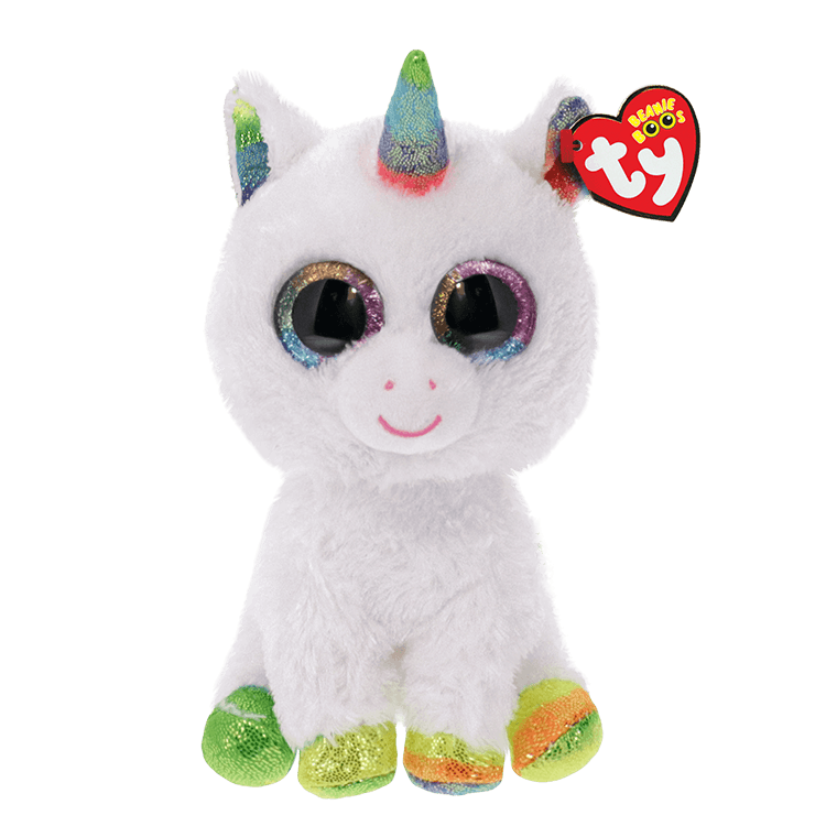 Pixy the White Unicorn Beanie Babies Plush