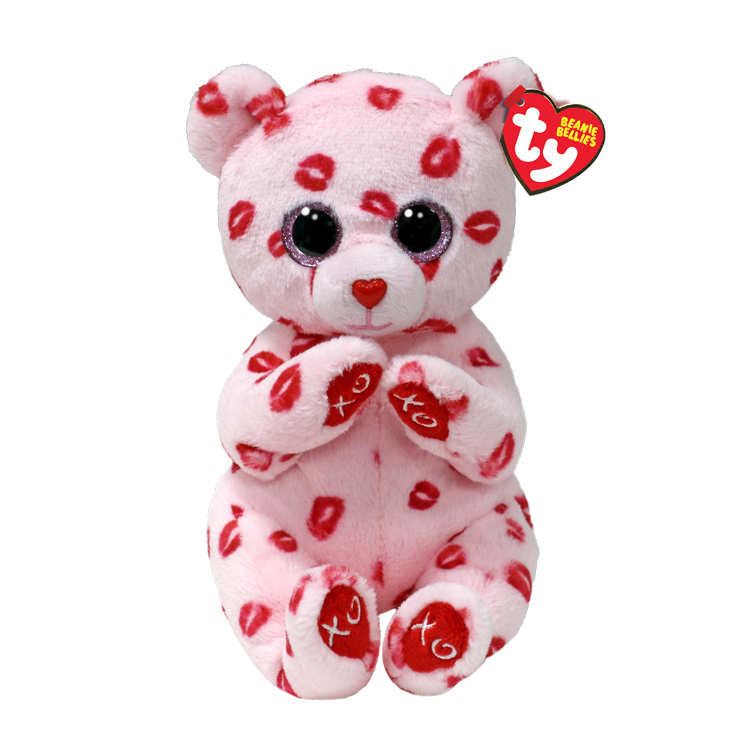 TY Beanie Bellies Valerie the Spotted Bear
