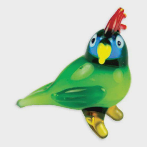 Brianna The Parrot Looking Glass Miniature Figurine