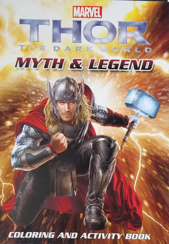 Marvel Thor: The Dark World Myth & Legend Coloring & Activity Book
