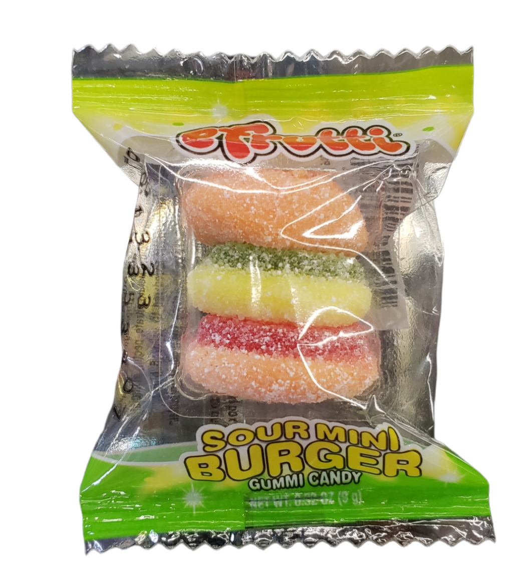 Efruitti Sour Hamburger Gummies