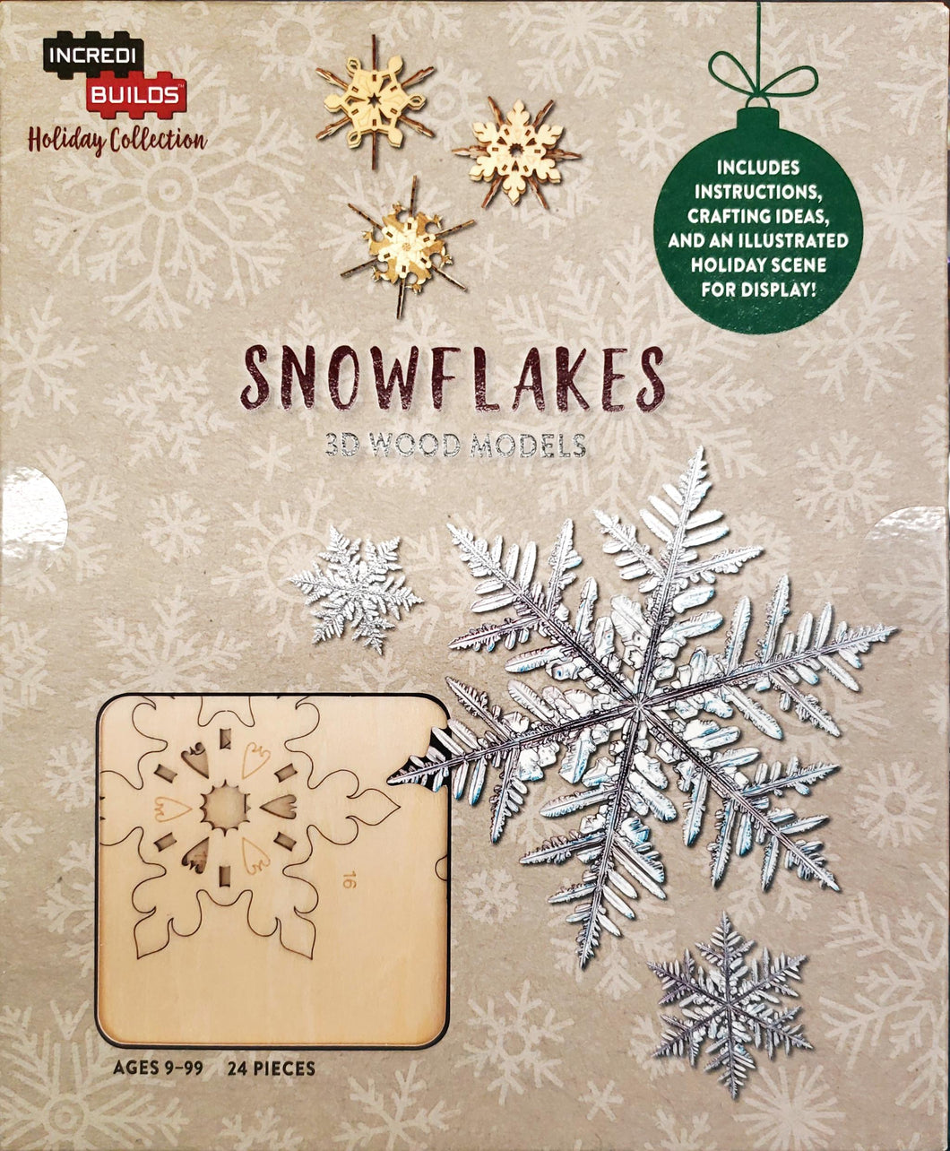 INCREDIBUILDS HOLIDAY COLLECTION: SNOWFLAKES