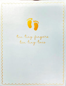 Notions Card: New Baby: Tiny Fingers