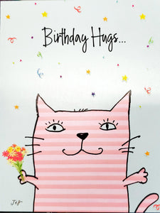 Notions Card: Birthday: Birthday Hugs