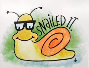 Notions Card: Congratulations Snailed It