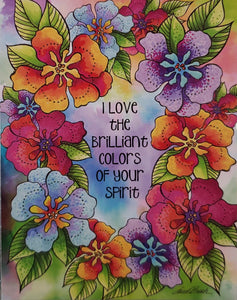 Notions Card: Birthday: Brilliant Colors