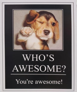Notions: Birthday: Who's Awesome