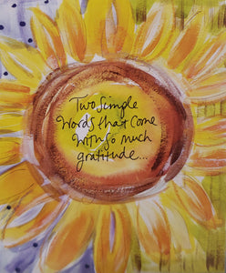 Notions: Thank You Card: Two Simple Words