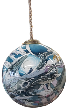 Humpback Whale Jody Bergsma Christmas Ornament