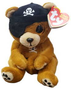 Ty Beanie Bellies Scully the Pirate Bear