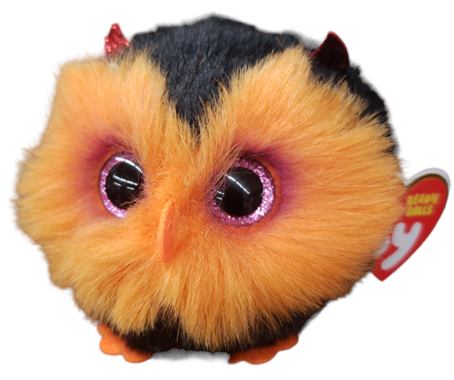 Ty Beanie Puff Ballz- Whodini the Owl