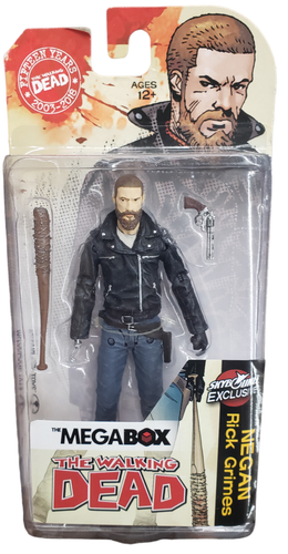 Skybound Exclusive Megabox The Walking Dead Negan Rick Grimes Action Figure