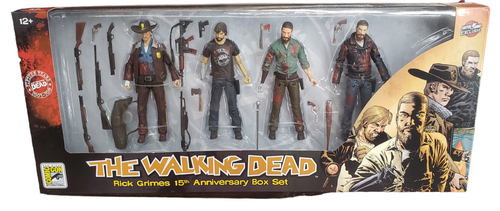 2018 San Diego Comic Con The Walking Dead Rick Grimes 15th Anniversary Box Set