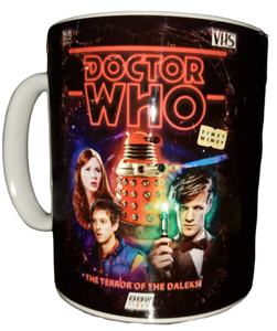 Dr Who Retro VHS Cover Mug