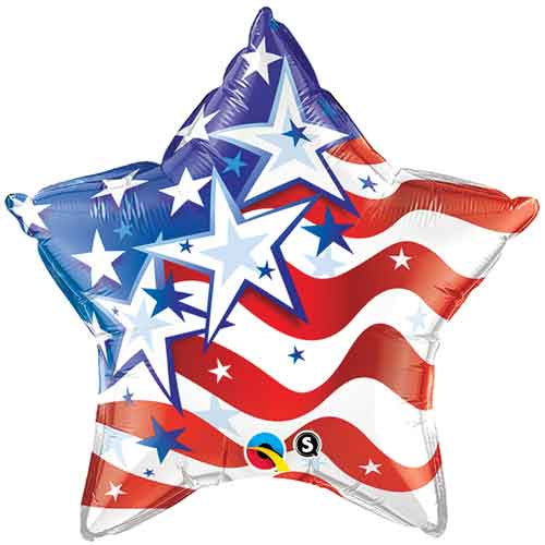 Stars And Stripes Forever Foil Balloon