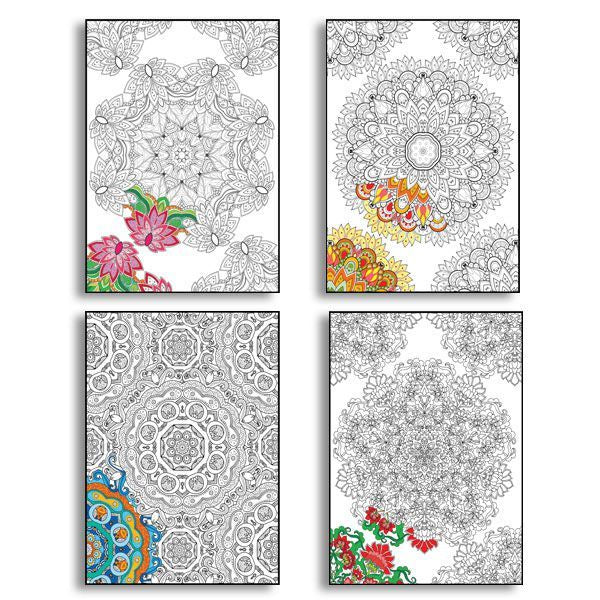 Joy of Coloring Mandalas Adult Coloring Posters 11