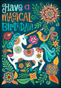 Have A Magical Birthday Unicorn Birthday Card #32173