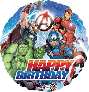Avengers Birthday Foil Balloon