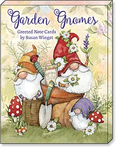 Leanin Tree Garden Gnomes Note Cards #34710