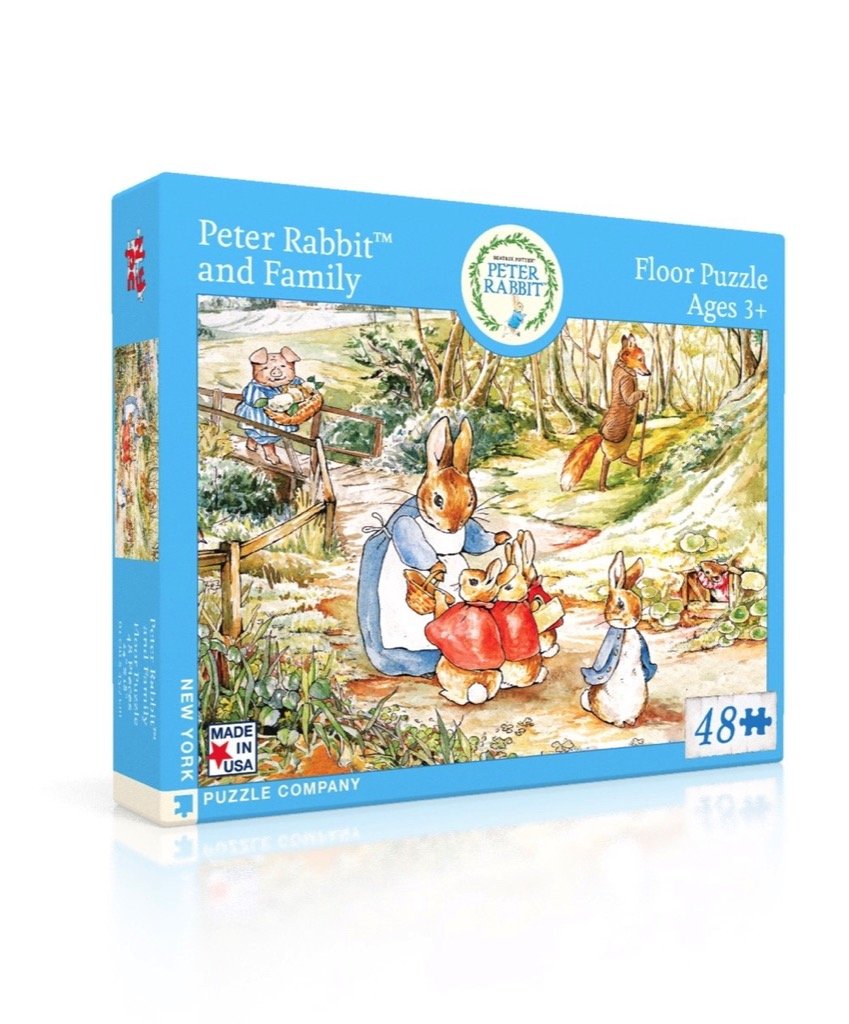 New York Puzzle Company - Peter Rabbit and Family Puzzle-Beatrix Potter