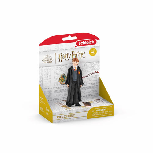 Schleich Harry Potter Ron and Scabbers Toy Figure