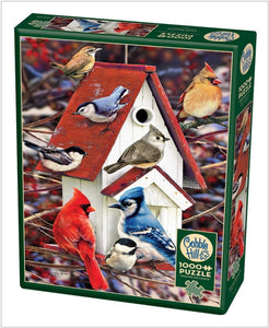 Cobble Hill Winter Birdhouse 1000pc Puzzle