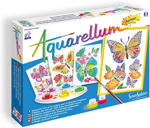 Aquarellum Junior- Butterflies & Flowers Watercolor Paint Set
