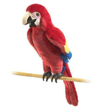 Load image into Gallery viewer, Folkmanis Scarlet Macaw Hand Puppet #2362