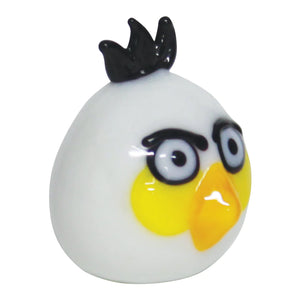 Angry Birds White Bird Looking Glass Figurine