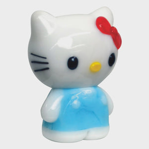 Hello Kitty in Blue Glass Figurine