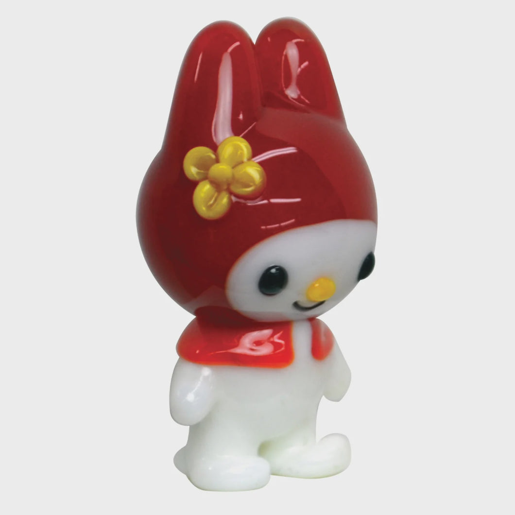 Hello Kitty My Melody Glass Figurine