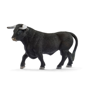 Schleich Black Bull Toy Figure