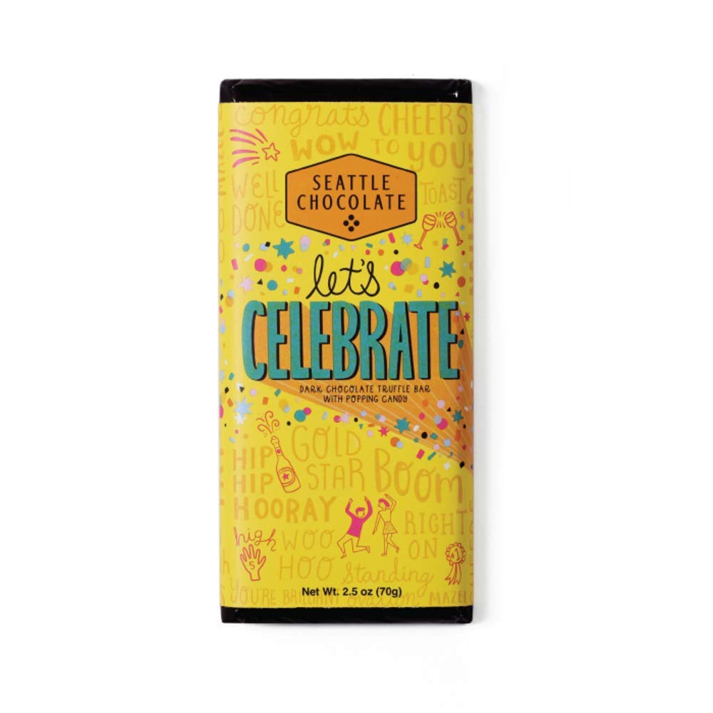 Seattle Chocolate Sip Sip Hurray Bar, 2.5oz