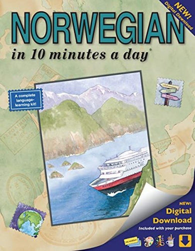 Bilingual Books Norwegian in 10 Min A Day Workbook