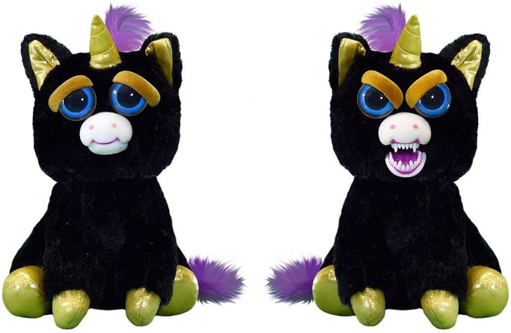 Feisty Pets Gloria Golddigger Black Unicorn