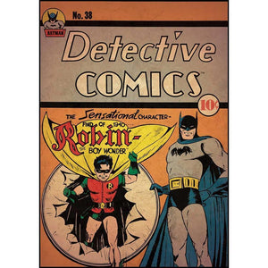 Batman & Robin Comic Cover Giant Wall Decal
