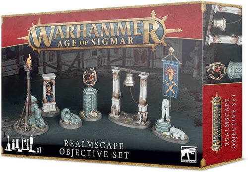 Warhammer AGE OF SIGMAR: REALMSCAPE OBJECTIVE SET EXCLUSIVE #65-16 RETIRED