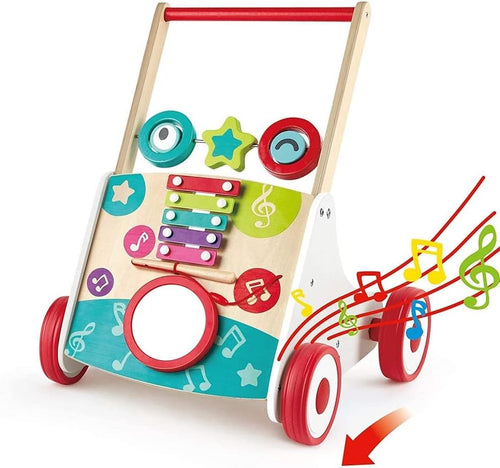 Hape Wooden Push and Pull Music Learning Walker