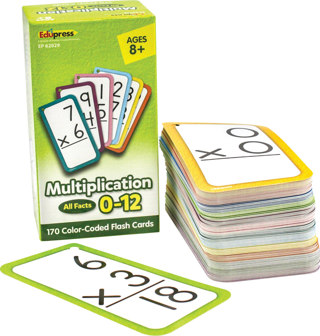 Teacher Created Resources Multiplication Flash Cards Set ALL Facts 0-12