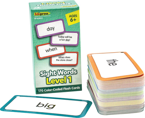 Teacher Created Resources Sight Words Flash Cards Set -Level 1