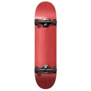 Yocaher Skateboards - Blank 7.75" Complete Skateboard - Stained Red